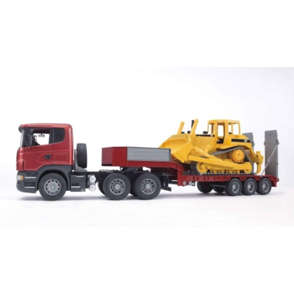 Amazon.co.jp: ブルーダー SCANIAトラック&CATブルドーザー BR03555
